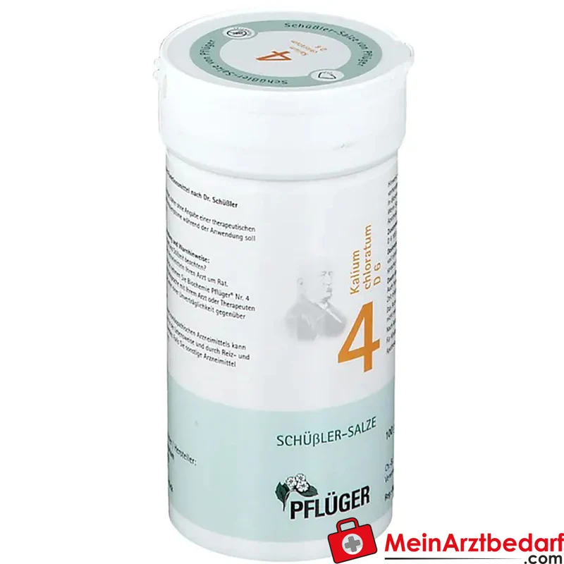Biochemie Pflüger Nr. 4 Kalium chloratum D6 Pulver, 100 g