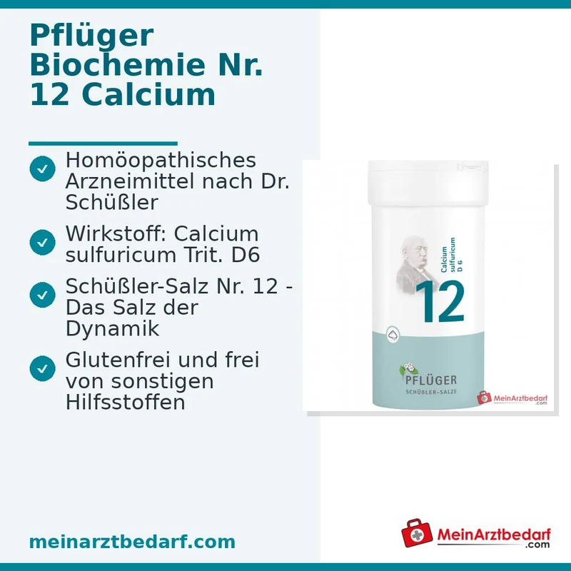Pflüger Biochemie Nr. 12 Calcium sulfuricum D6 Pulver, 100 g
