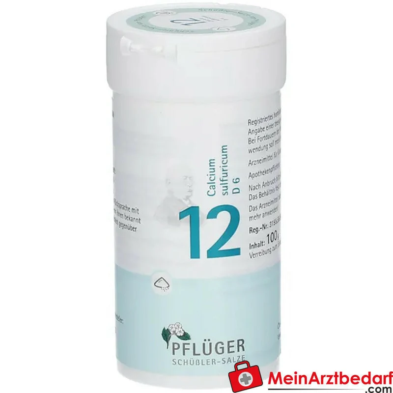 Pflüger Biochemie Nr. 12 Calcium sulfuricum D6 Pulver, 100 g