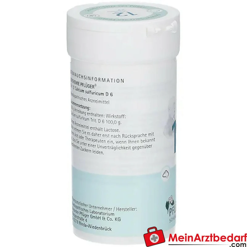 Pflüger Biochemie Nr. 12 Calcium sulfuricum D6 Pulver, 100 g