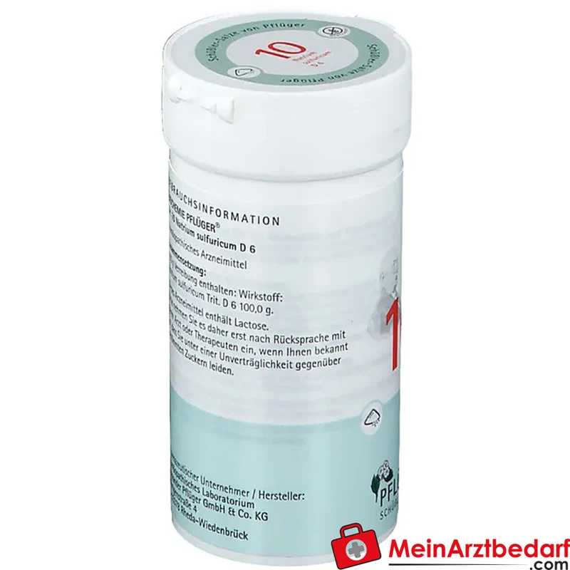 Biochemie Pflüger Nr. 10 Natrium sulfuricum D6 Pulver 1000 mg