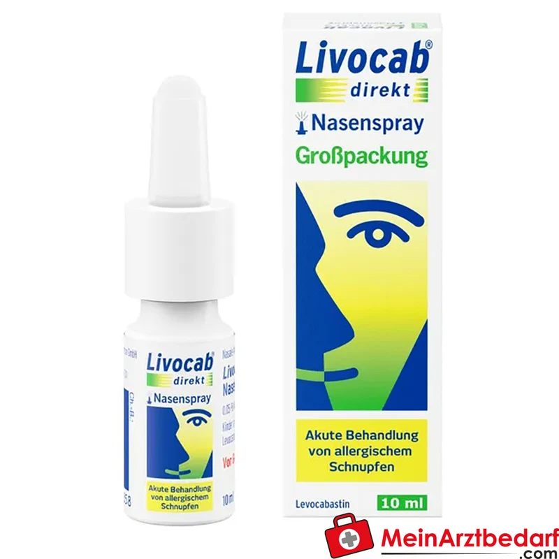 Livocab direkt Levocabastin 0,5 mg/ml Nasenspray 10 ml