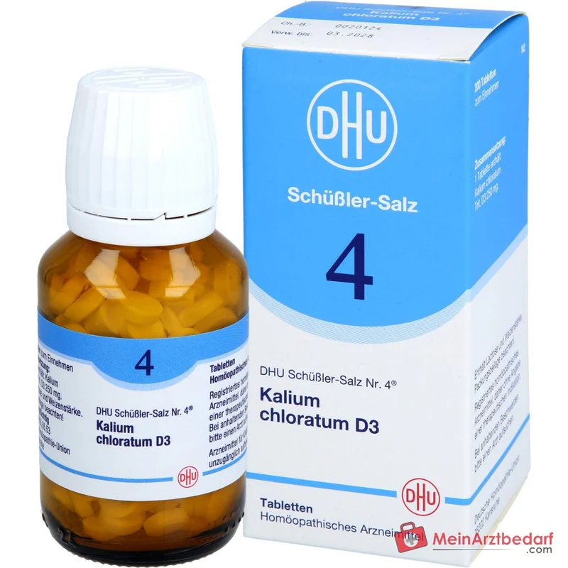 DHU Biochemie 4 Kalium Chloratum D3 Tabletten, 200 St.