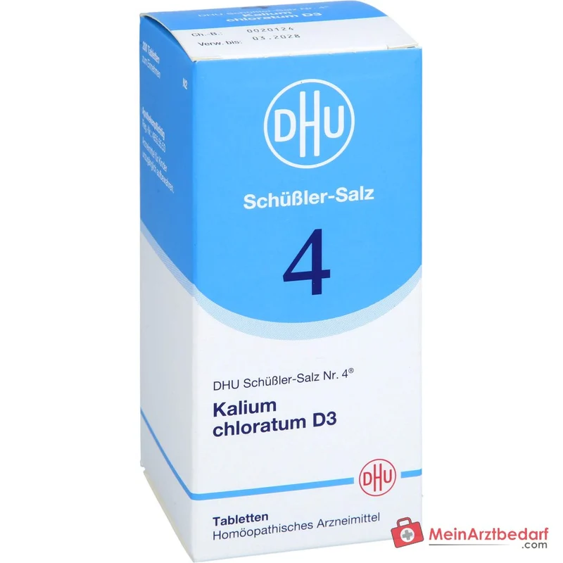 DHU Biochemie 4 Kalium Chloratum D3 Tabletten, 200 St.