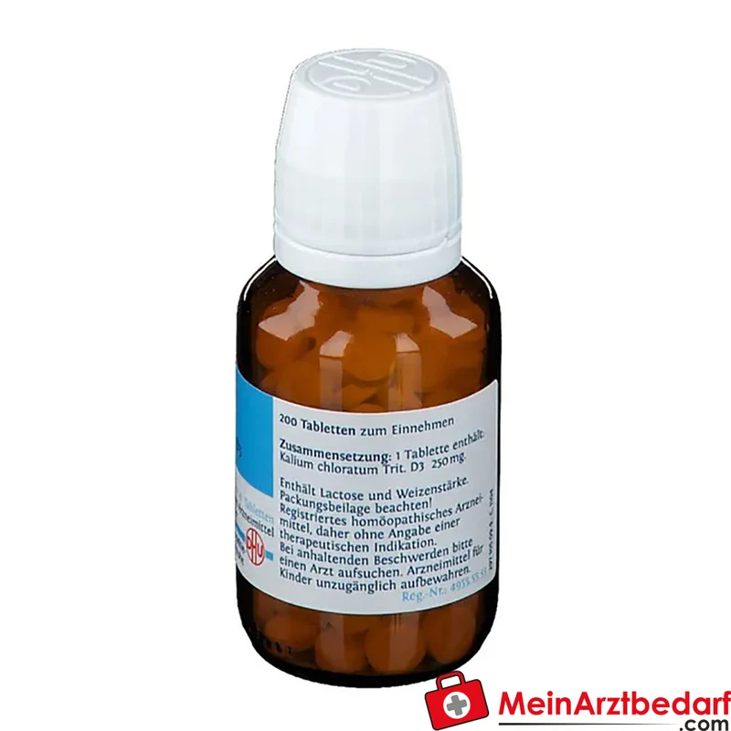 DHU Biochemie 4 Kalium Chloratum D3 Tabletten, 200 St.