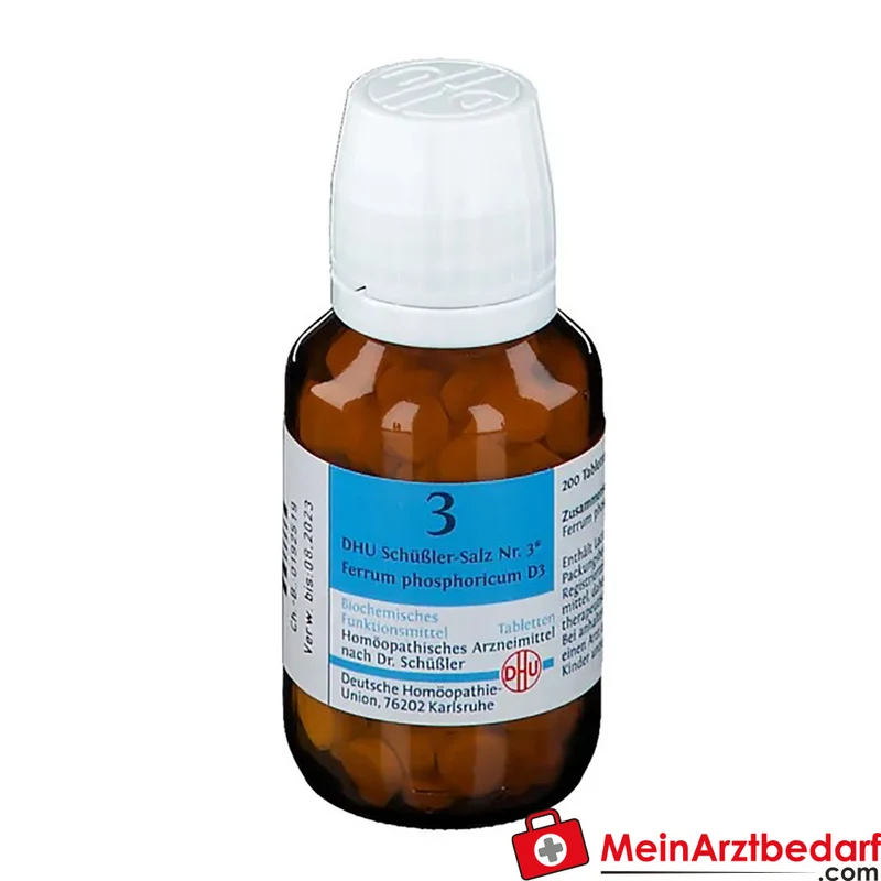DHU Schüßler-Salz Nr. 3 Ferrum phosphoricum D3 250 mg Tabletten