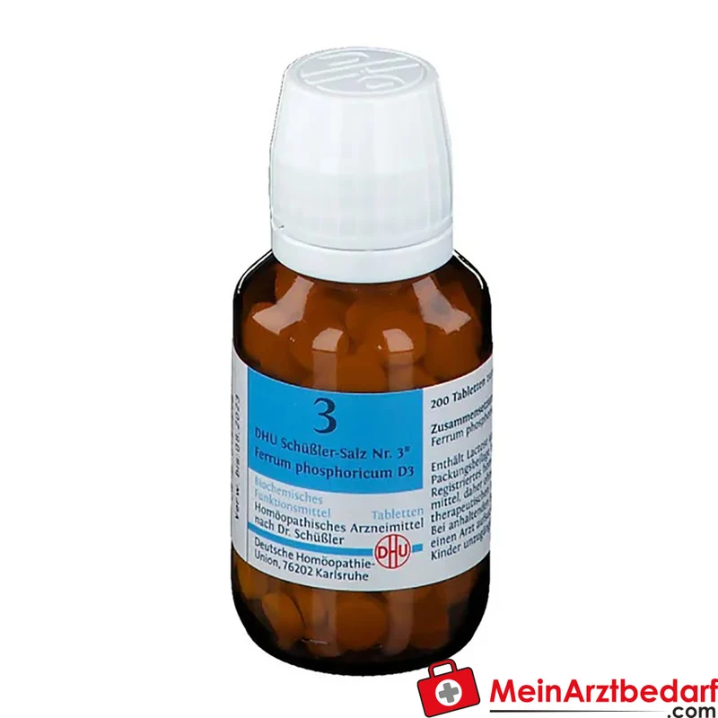 DHU Schüßler-Salz Nr. 3 Ferrum phosphoricum D3 250 mg Tabletten