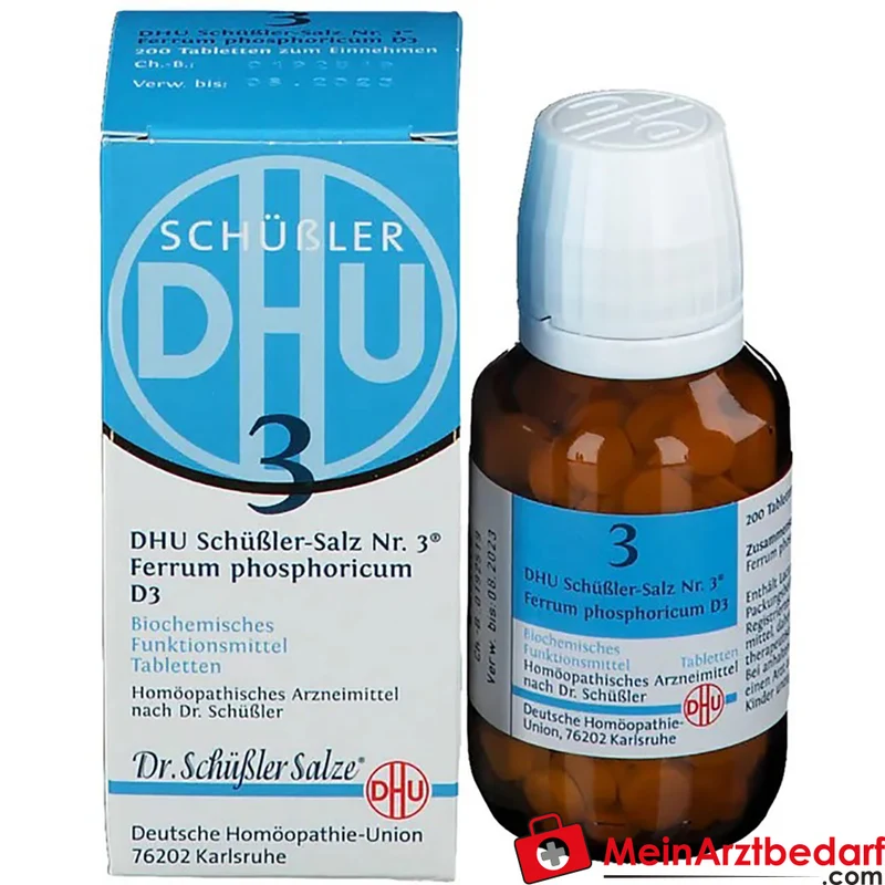 DHU Schüßler-Salz Nr. 3 Ferrum phosphoricum D3 250 mg Tabletten