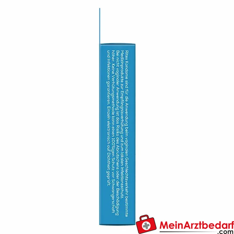 Ritex EXTRA DÜNN Kondome 0,05 mm Naturkautschuklatex glatte Oberfläche feuchtbeschichtet 10 Stück