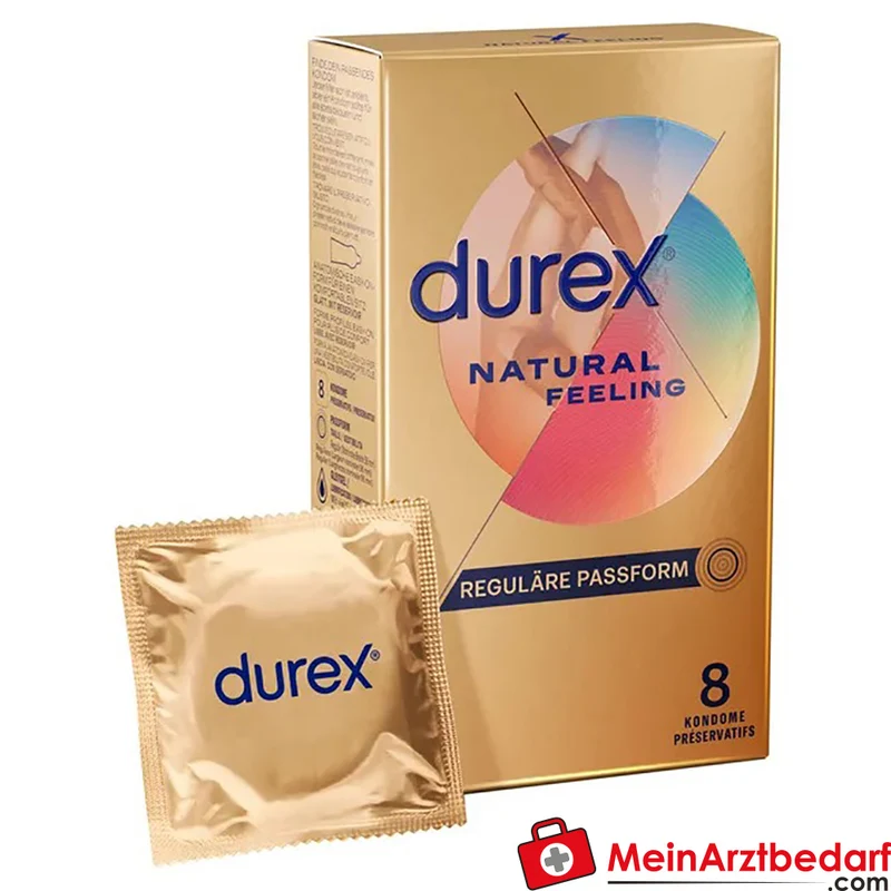 Durex Natural Feeling Kondome latexfrei Real-Feel 56 mm