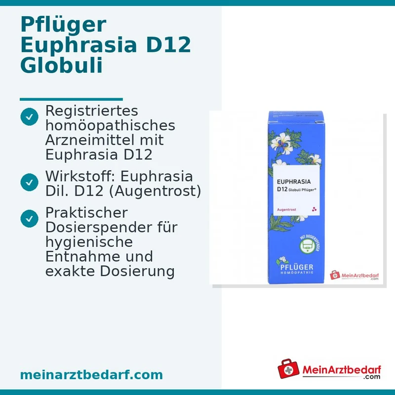 Pflüger Euphrasia D12 Globuli 10 g