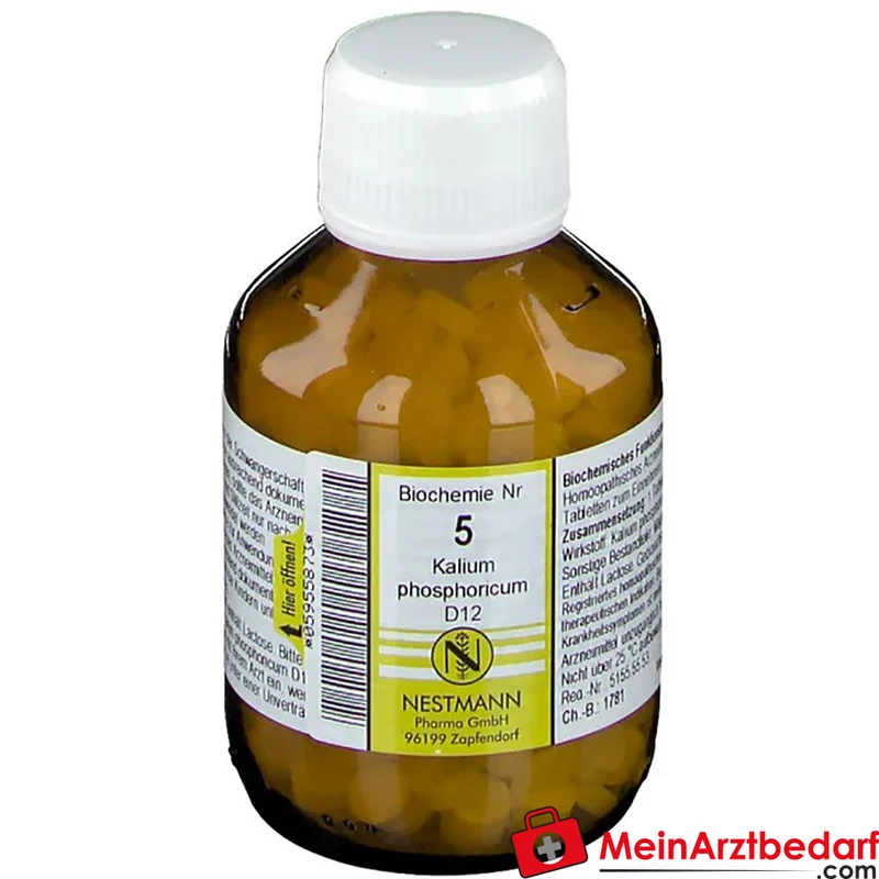 Nestmann Biochemisches Funktionsmittel Nr. 5 Kalium phosphoricum D12 Tabletten, 100 St.