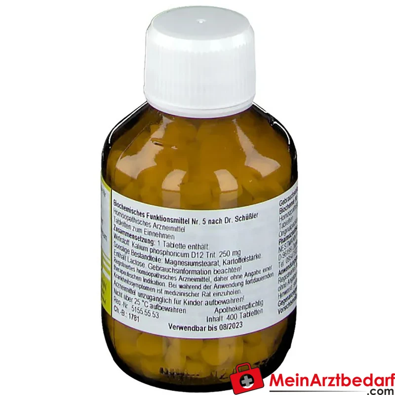 Nestmann Biochemisches Funktionsmittel Nr. 5 Kalium phosphoricum D12 Tabletten, 100 St.