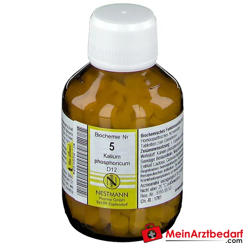 Nestmann Biochemisches Funktionsmittel Nr. 5 Kalium phosphoricum D12 Tabletten, 100 St.