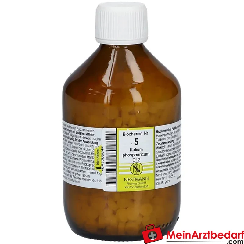 Nestmann Biochemisches Funktionsmittel Nr. 5 Kalium phosphoricum D12 Tabletten, 100 St.