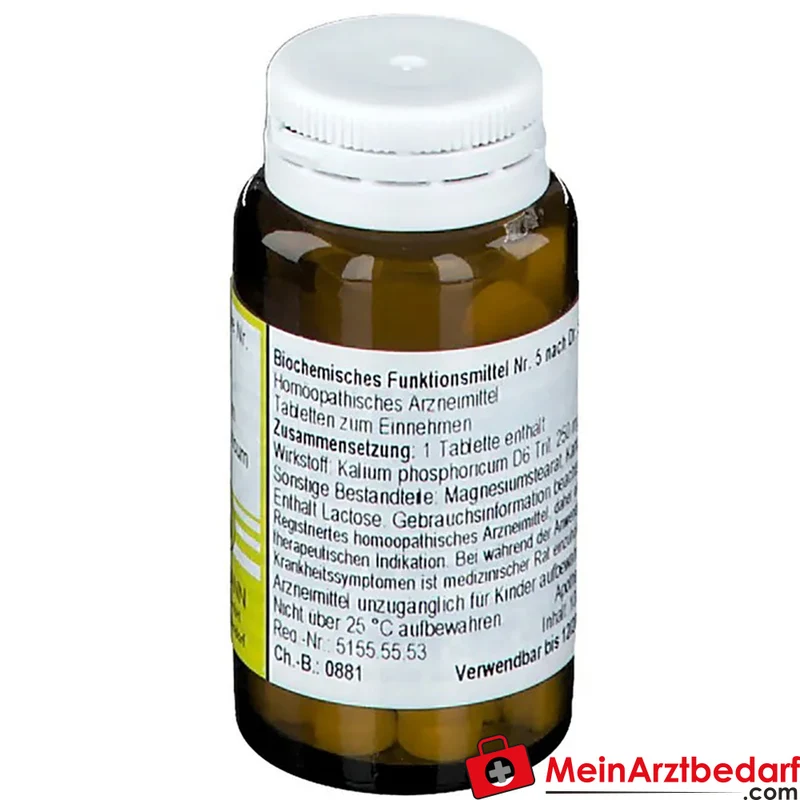 Nestmann Biochemisches Funktionsmittel Nr. 5 Kalium phosphoricum D6 Tabletten, 100 St.