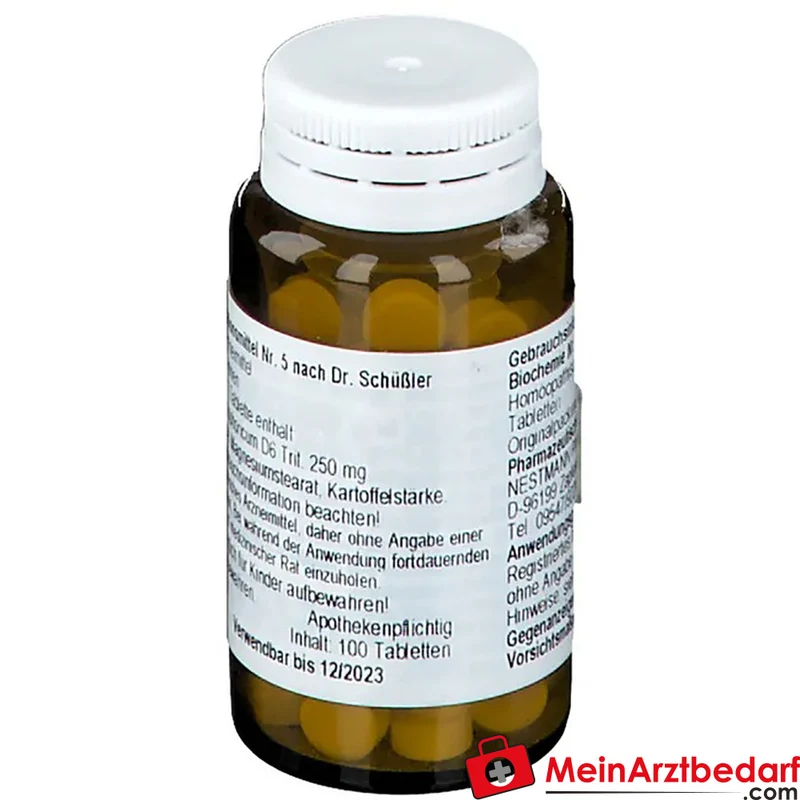 Nestmann Biochemisches Funktionsmittel Nr. 5 Kalium phosphoricum D6 Tabletten, 100 St.