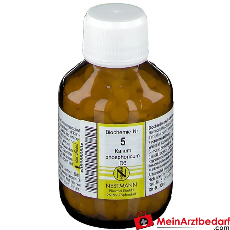 Nestmann Biochemisches Funktionsmittel Nr. 5 Kalium phosphoricum D6 Tabletten, 100 St.