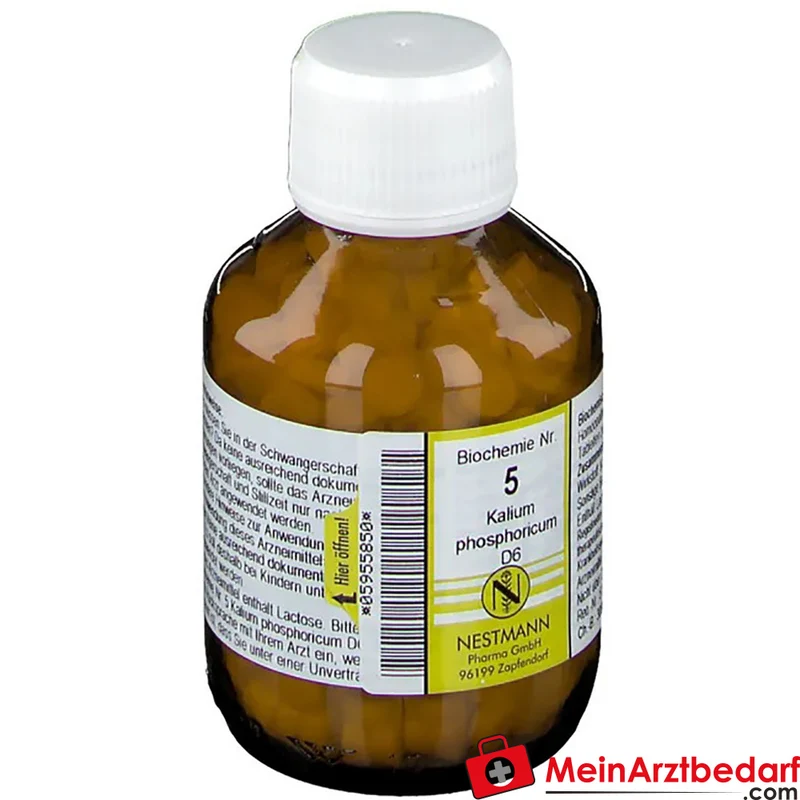 Nestmann Biochemisches Funktionsmittel Nr. 5 Kalium phosphoricum D6 Tabletten, 100 St.