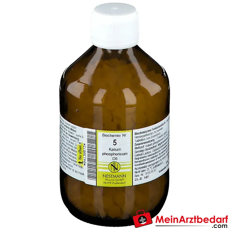 Nestmann Biochemisches Funktionsmittel Nr. 5 Kalium phosphoricum D6 Tabletten, 100 St.