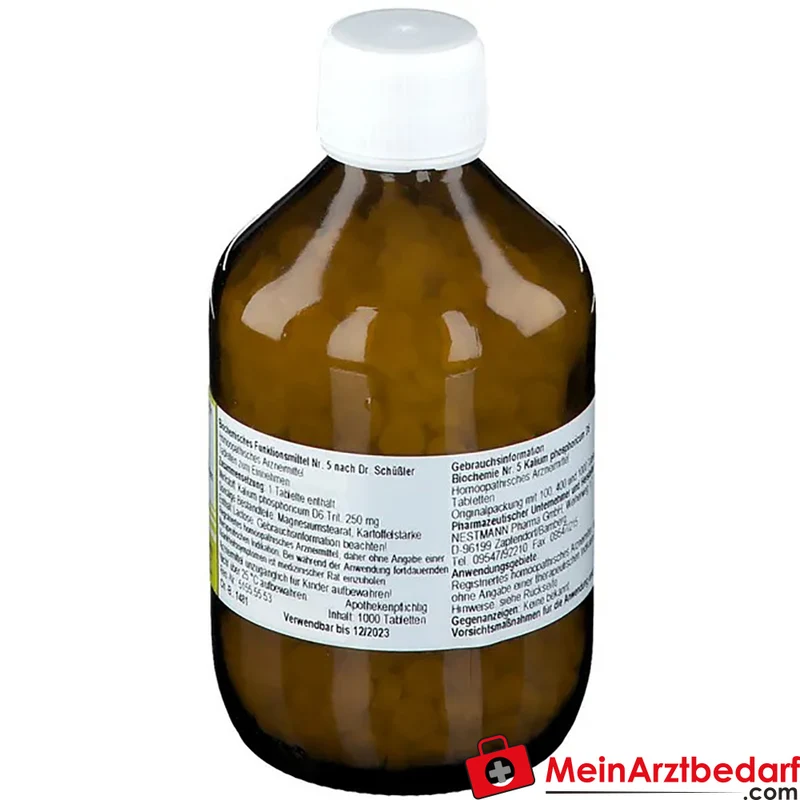 Nestmann Biochemisches Funktionsmittel Nr. 5 Kalium phosphoricum D6 Tabletten, 100 St.