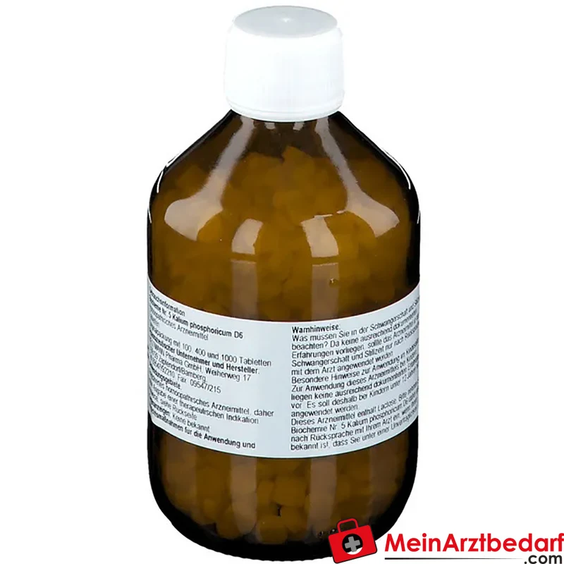 Nestmann Biochemisches Funktionsmittel Nr. 5 Kalium phosphoricum D6 Tabletten, 100 St.