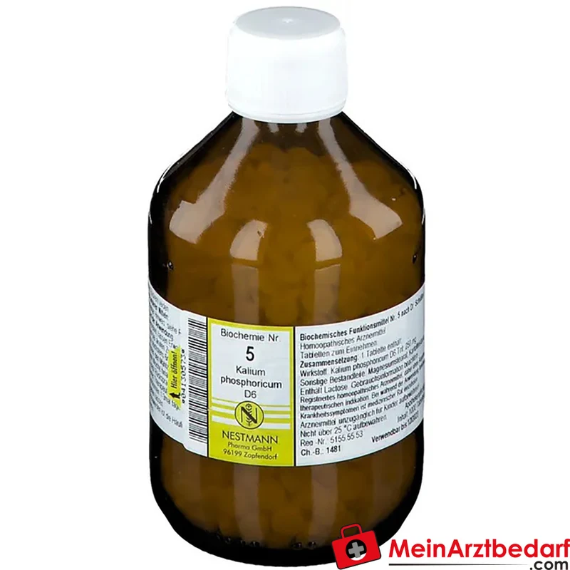 Nestmann Biochemisches Funktionsmittel Nr. 5 Kalium phosphoricum D6 Tabletten, 100 St.