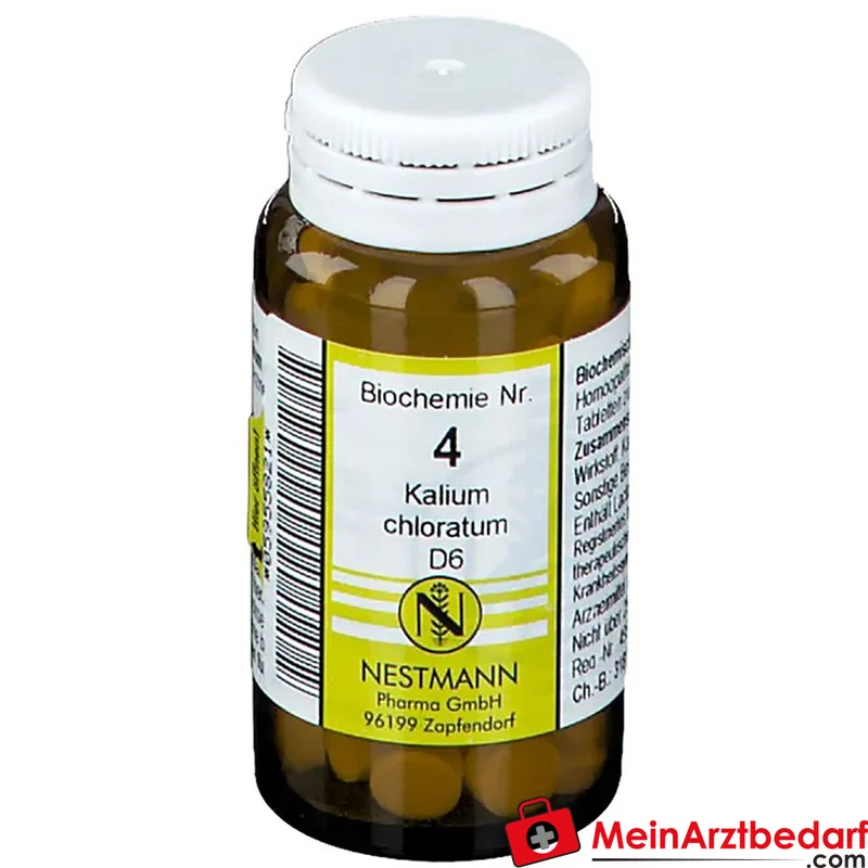 Nestmann Biochemisches Funktionsmittel Nr. 4 Kalium chloratum D6 Tabletten, 100 St.