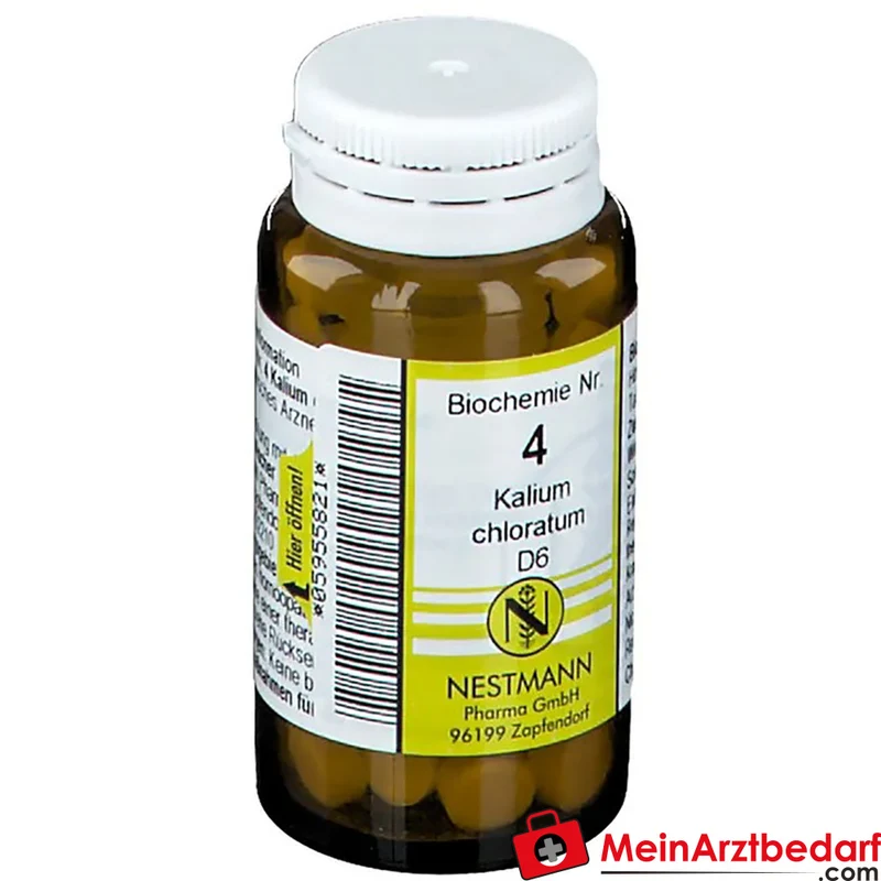 Nestmann Biochemisches Funktionsmittel Nr. 4 Kalium chloratum D6 Tabletten, 100 St.