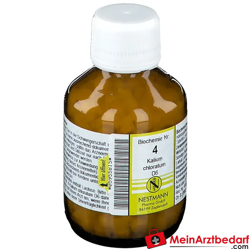 Nestmann Biochemisches Funktionsmittel Nr. 4 Kalium chloratum D6 Tabletten, 100 St.