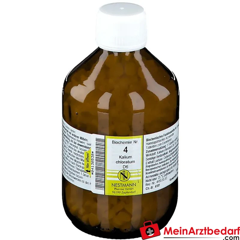 Nestmann Biochemisches Funktionsmittel Nr. 4 Kalium chloratum D6 Tabletten, 100 St.