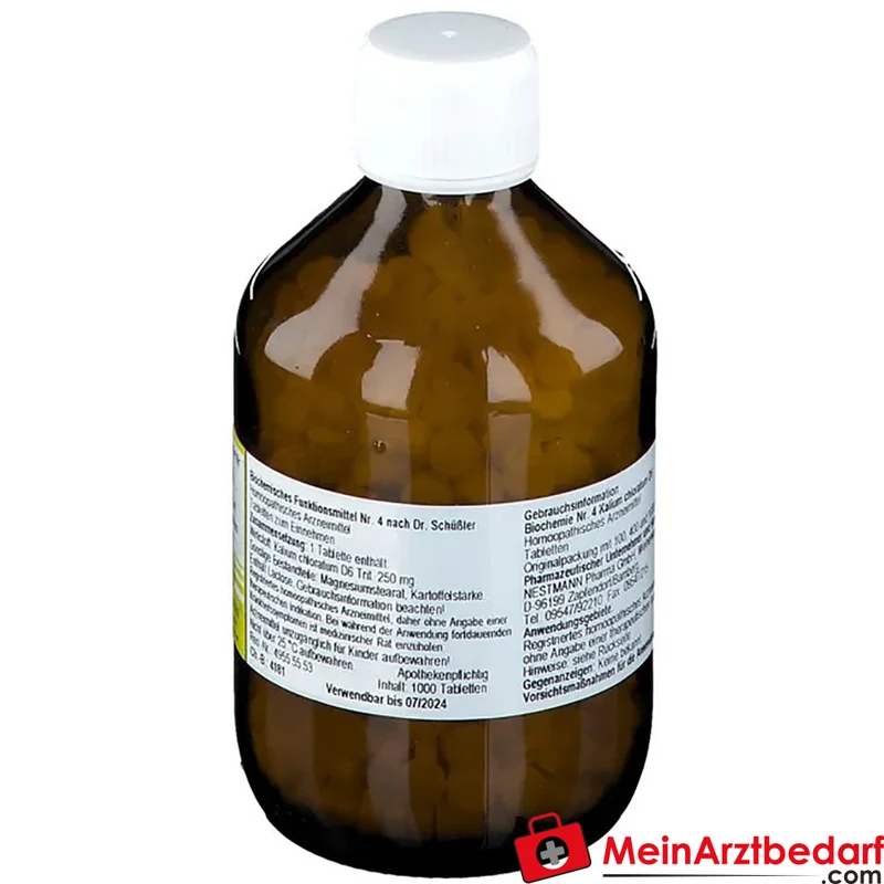 Nestmann Biochemisches Funktionsmittel Nr. 4 Kalium chloratum D6 Tabletten, 100 St.
