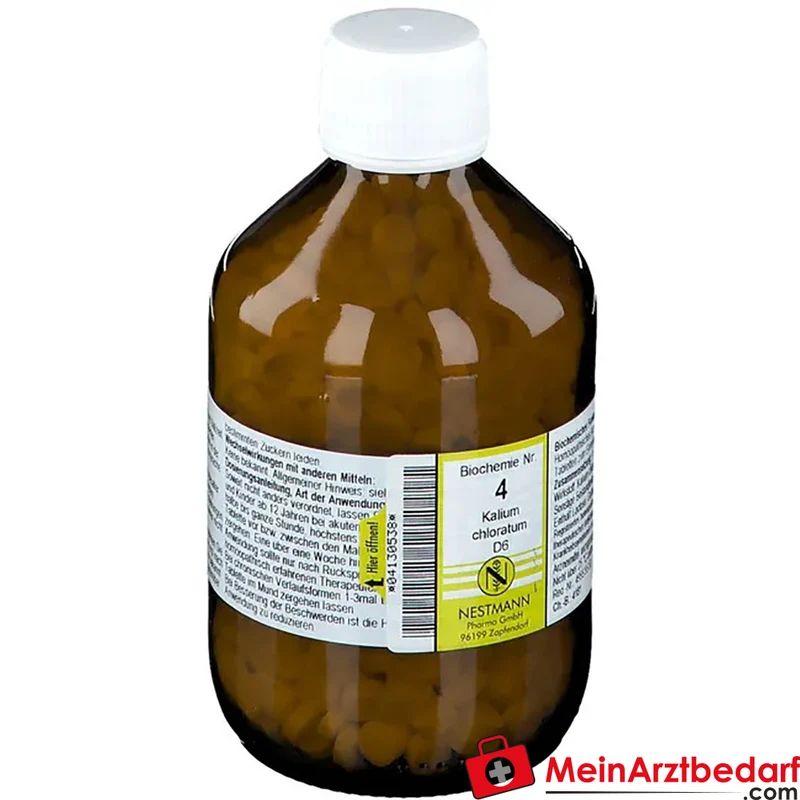 Nestmann Biochemisches Funktionsmittel Nr. 4 Kalium chloratum D6 Tabletten, 100 St.