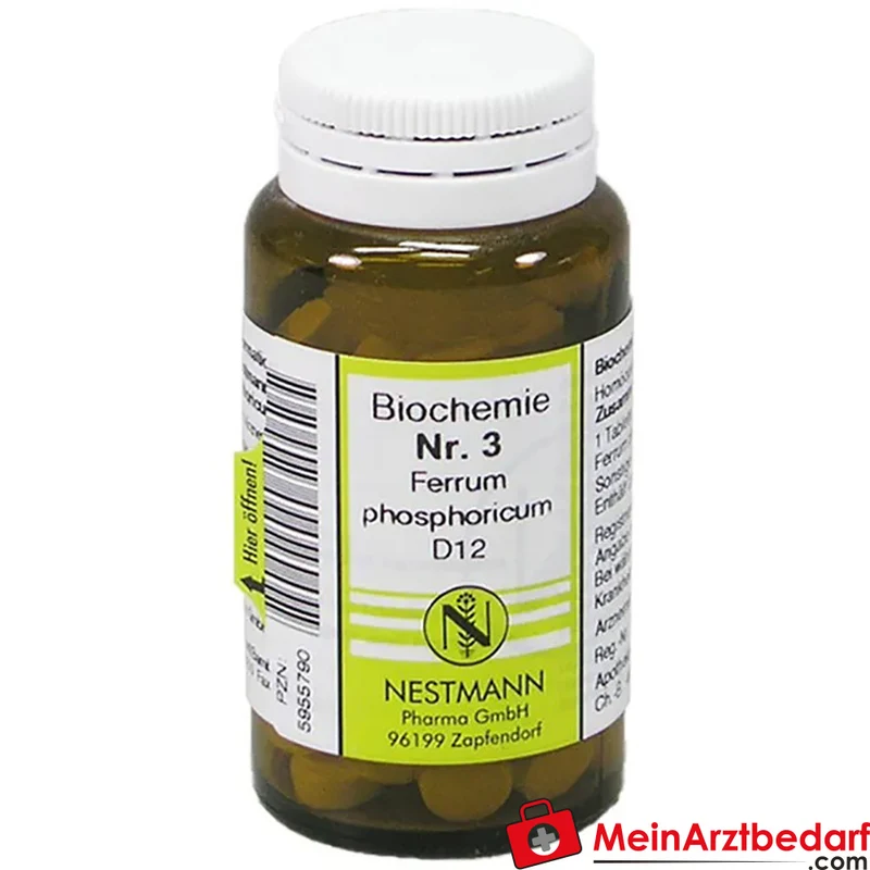 Nestmann Biochemie Nr. 3 Ferrum phosphoricum D12 Tabletten, 100 St.
