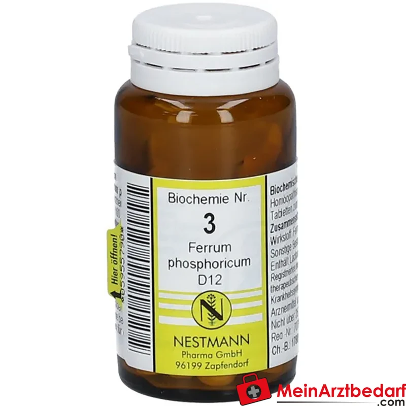 Nestmann Biochemie Nr. 3 Ferrum phosphoricum D12 Tabletten, 100 St.