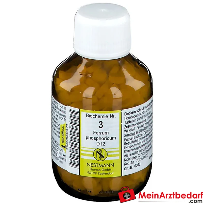 Nestmann Biochemie Nr. 3 Ferrum phosphoricum D12 Tabletten, 100 St.