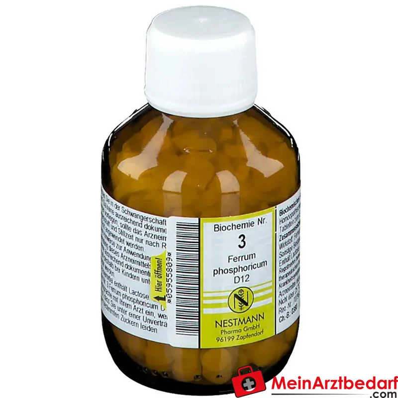 Nestmann Biochemie Nr. 3 Ferrum phosphoricum D12 Tabletten, 100 St.