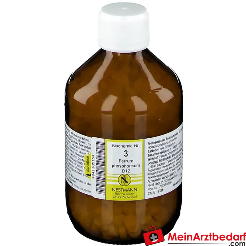 Nestmann Biochemie Nr. 3 Ferrum phosphoricum D12 Tabletten, 100 St.