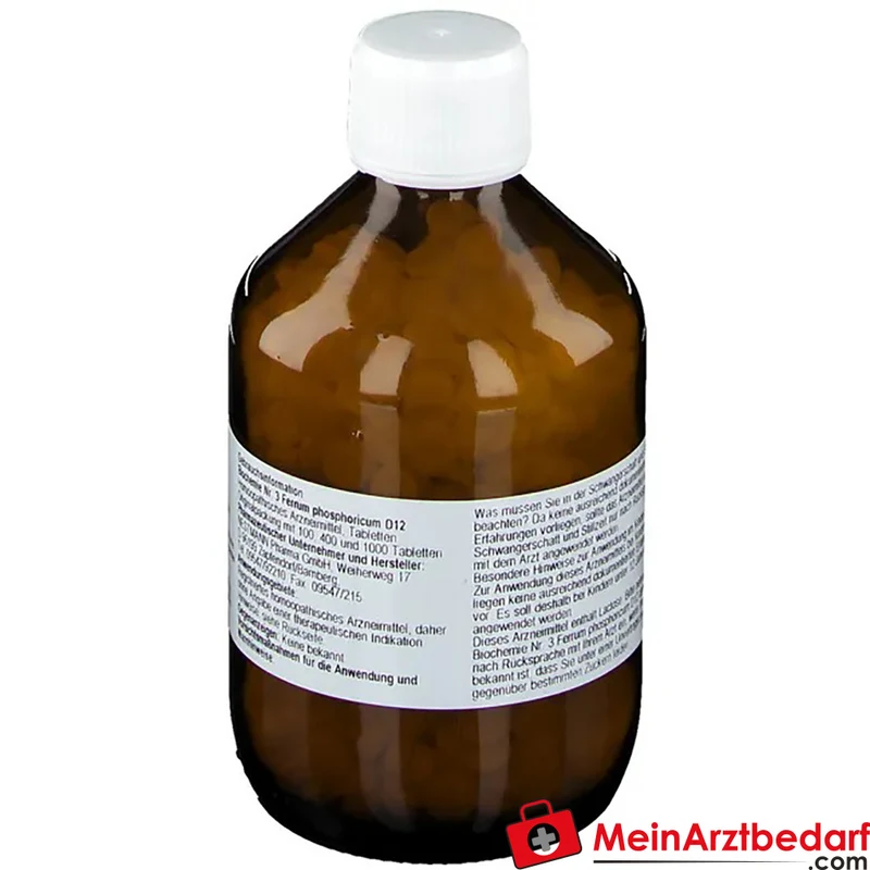 Nestmann Biochemie Nr. 3 Ferrum phosphoricum D12 Tabletten, 100 St.