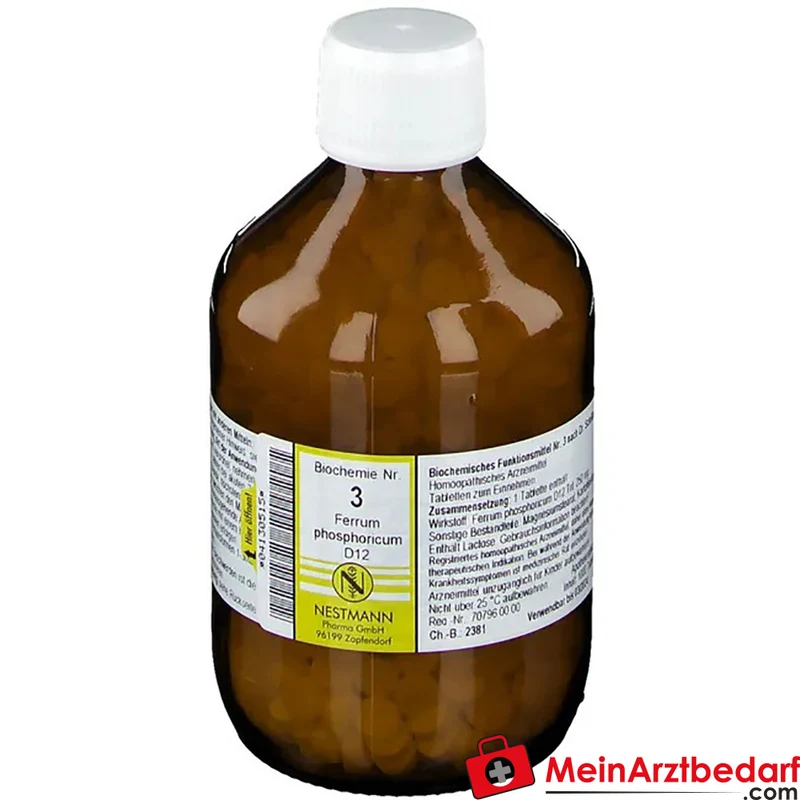 Nestmann Biochemie Nr. 3 Ferrum phosphoricum D12 Tabletten, 100 St.