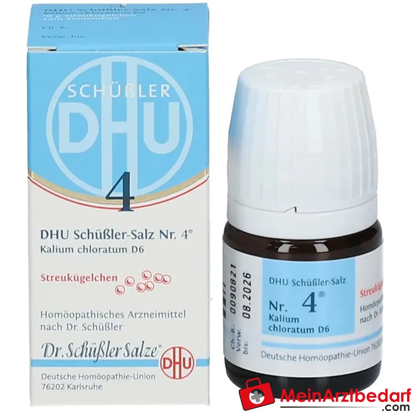 DHU Schüßler Nr. 4 Kalium chloratum D6 Tabletten 1 Packung