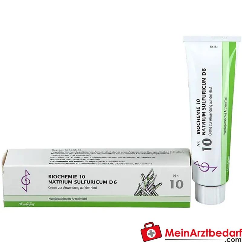Bombastus Biochemie Natrium sulfuricum D6 Creme 10 mg 30 g