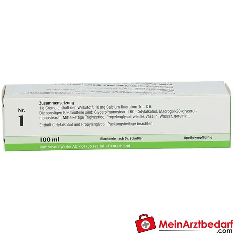 Bombastus Biochemie 1 Calcium fluoratum D6 Creme 30 g