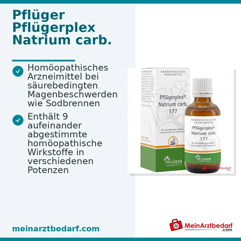Pflügerplex Natrium carbonicum 177 Tropfen homöopathisches Arzneimittel