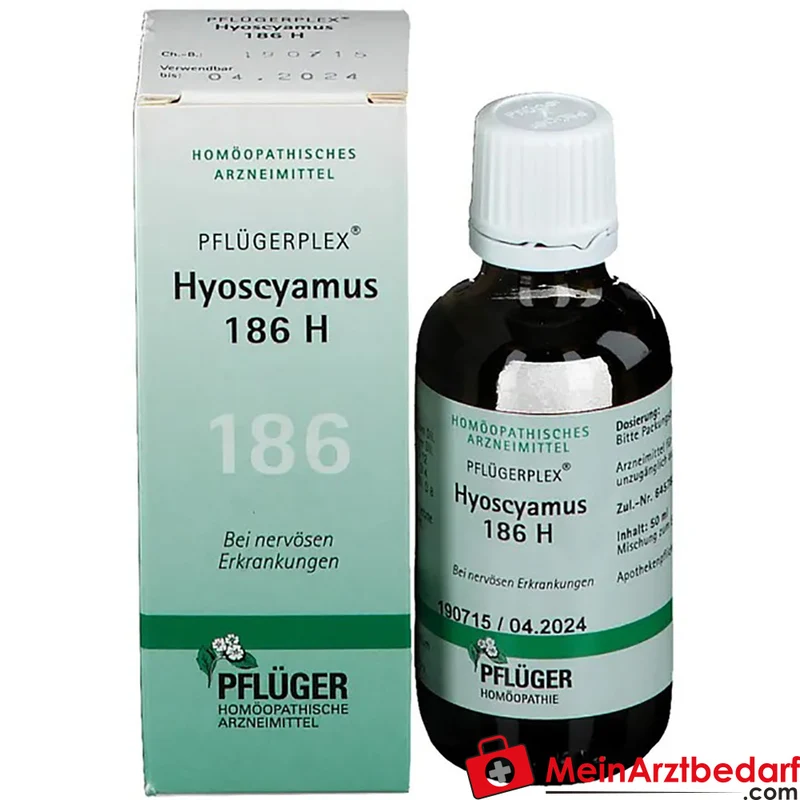 Pflügerplex Hyoscyamus 186 H homöopathisches Arzneimittel Globuli