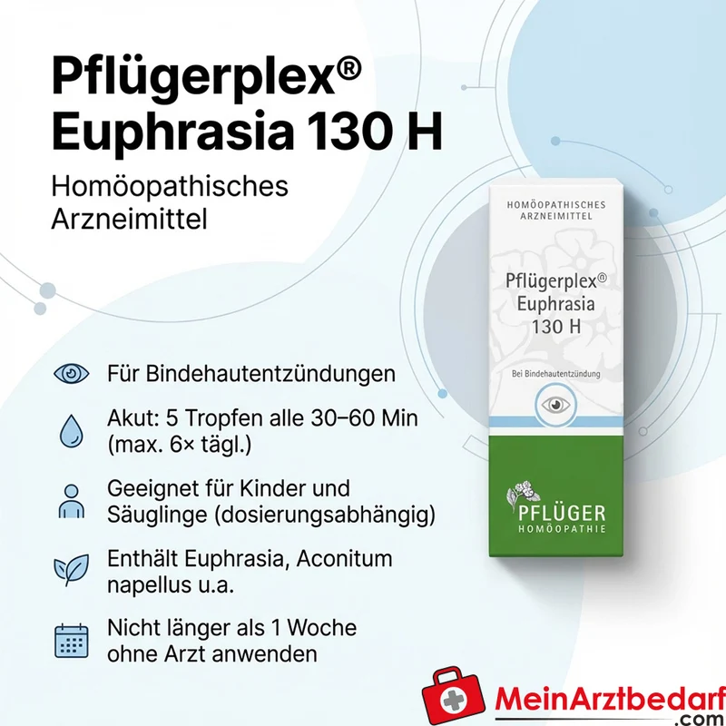 Pflügerplex Euphrasia 130 H homöopathisches Arzneimittel Tropfen
