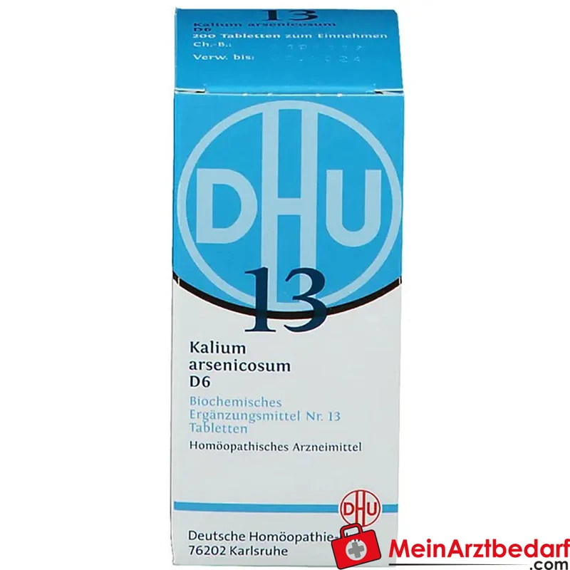 DHU Biochemie 13 Kalium arsenicosum D6 250 mg Tabletten