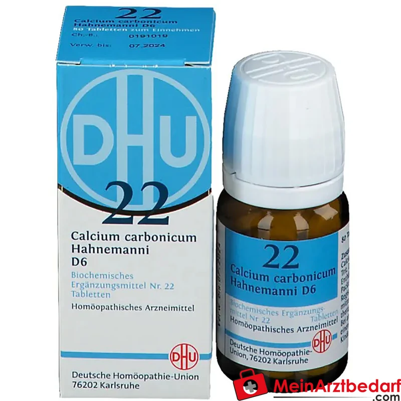 DHU Biochemie 22 Calcium carbonicum D6 250 mg Tabletten
