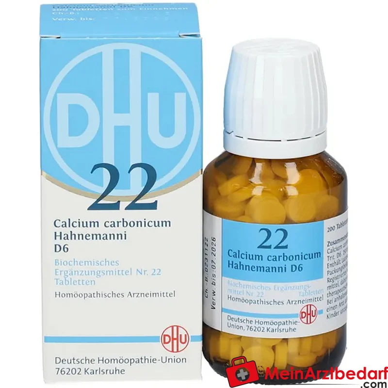 DHU Biochemie 22 Calcium carbonicum D6 250 mg Tabletten