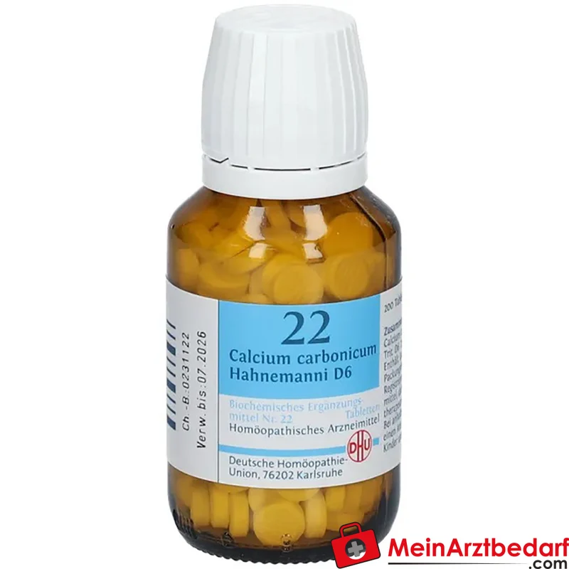 DHU Biochemie 22 Calcium carbonicum D6 250 mg Tabletten